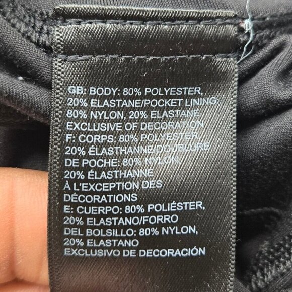 The North Face Pants Women XL Black Midline HR Athleisure Pocket 7/8  Gorpcore - Picture 8 of 10